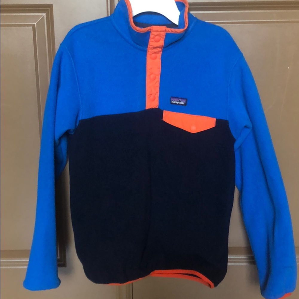 Boys Patagonia ¼ button fleece